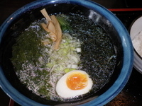 「海味家ラーメン（700円）半ライス（100円）」@海味家の写真