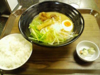 「排骨麺セット」@富士見食堂の写真