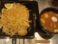 「焼きもりめん伊勢海老の滴 味玉入り」@四代目 けいすけの写真