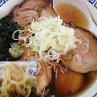 「焼豚らーめん（麺カタメ）¥850」@松園の写真