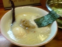 「百歩ラーメン（650円）+味付玉子（100円）」@百歩ラーメン 朝霞店の写真