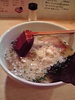 「背脂入り汐ら~めん」@ラーメン雲水の写真