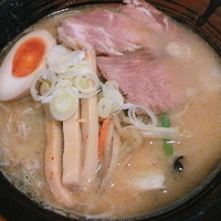 「味噌らぁめん（手打ち麺）￥820」@爆じゅう餃子 餃点の写真