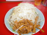 「チビらーめん（野菜）+ピリ辛メンマ  700円」@らーめん 武丸の写真