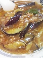 「ナスそば（味噌）700円」@金門飯店の写真