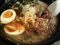 「牛スジ醤油らーめん（開店サービス価格）」@ラーメンもとや 小岩店の写真