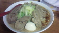 「ら～めん1.5玉ぶたW+味玉×2。」@へーちゃんラーメンの写真