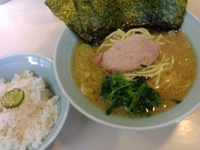 「ラーメン ライス無料」@らーめん武蔵家 千葉本店の写真