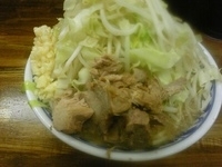 「小らーめん にんにく」@ラーメン二郎 新小金井街道店の写真