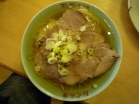 「チャーシュー麺+餃子」@おぐら屋の写真