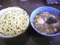 「つけ麺+半肉盛り+味玉」@次念序の写真