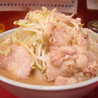 「大盛 800円（麺カタメ・ヤサイマシマシ・アブラ・カラメ）」@ラーメン二郎 歌舞伎町店の写真