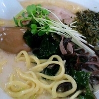 「塩とんこつ+味玉（クーポン） 700円」@横浜らーめん夢家の写真