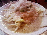 「ラーメン（油多め・ニンニク）」@らーめん大 蒲田店の写真