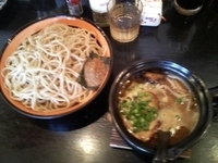 「醤油つけ麺+大盛り」@麺屋 つるり 茨城総本店の写真