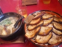 「醤油びっくり焼豚つけ麺+大盛クーポンサービス1080円」@麺屋 つるり 茨城総本店の写真