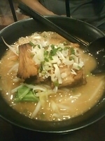 「味噌大肉麺（麺かため）」@そらまめ拉麺本舗の写真