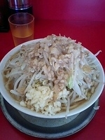 「ラーメン（ヤサイ、アブラ、ニンニク）」@ジャンクガレッジ 東大宮店の写真