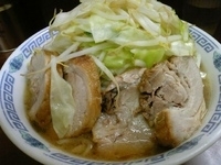 「小豚（ノーコール）800円」@ラーメン二郎 めじろ台法政大学前店の写真