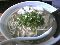 「荒煮干そば 大盛り ネギ増し」@煮干し 青樹の写真