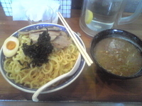 「特製つけ麺400+チャーマヨ丼」@らーめん がんちゃの写真