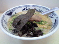 「博多ラーメン（600円）」@ラーメンえちご 本店の写真