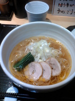 「次世代鶏ポンラーメン:600円」@つけ麺 道の写真