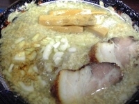 「燕三条系ラーメン（大盛）」@煮干 丸めの写真