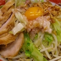 「小ブタ汁なし ヤサイニンニクアブラ 830円」@ラーメン二郎 横浜関内店の写真