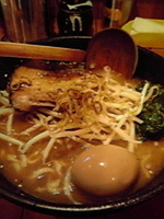 「濃厚鶏白湯味噌麺（仮）」@らーめん処 ○はの写真