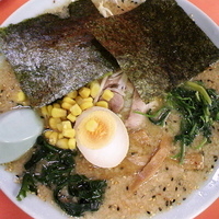 「みそラーメン（麺カタメ・少しコッテリ）¥570 ホウレン草¥50」@ラーメンショップ 尾島店の写真