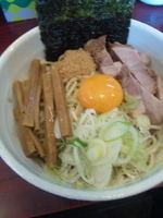 「まぜそば（大盛り）」@麺家 一鶴の写真