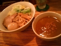 「【限定】 えびときのこの濃厚つけめん 850円+味玉100円」@らーめん こてつの写真