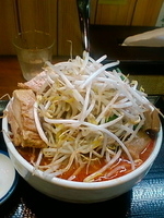 「辛味噌ラーメン大盛り 野菜大盛りニンニク【800円】」@味噌麺処 花道庵の写真