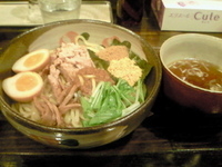 「油そば （スープ付）（750円）」@油そば 椿の写真