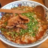 「豚バラ薬味めん ￥880」@らーめん いやどうもの写真