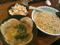 「特製つけそば +チャーシュー丼」@麺屋 嘉助の写真