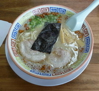 「昔ラーメン・並（500円）」@大砲ラーメン 別府海岸通り店の写真