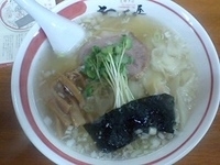 「海老塩ワンタンそば（900円）」@ちばき屋 葛西店の写真