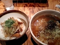 「らーめんととり丼（850円）」@和酒Bar 和味の写真