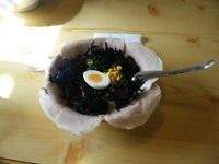 「味噌チャーシューラーメン+いわのり、たっぷり（無料券）」@DRAGONの写真