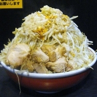 「混ラーメン大（ヤサイマシマシ・ニンニクマシマシ） 800円」@ダントツラーメン 岡山一番店の写真