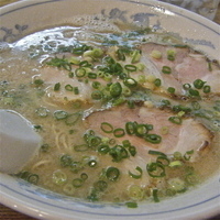 「博多ラーメン（￥600）替玉（￥120）」@博多ラーメン ばりこての写真
