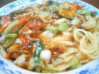 「スタミナ冷やし+餡多め（￥700+￥50）」@スタミナラーメン がむしゃの写真