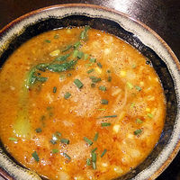 「半担々麺  400円」@讃岐流坦々麺と大宝寺カレーの専門店 北斗辛軒の写真