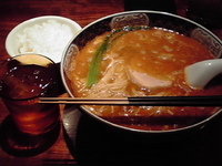 「坦々麺（中辛）￥800大盛￥100」@支那麺 はしご 銀座本店の写真