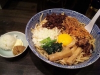 「肉味噌まぜそば」@つけ麺 弐☆゛屋の写真