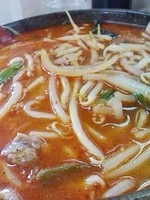 「タンタンミソラーメン700円+サービスライス」@らあめんぎょうざ 歩歩の写真