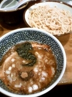 「つけめん+半肉盛」@めんや 直伝の写真