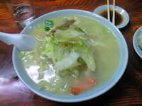 「野菜ラーメン 750円位」@万両の写真
